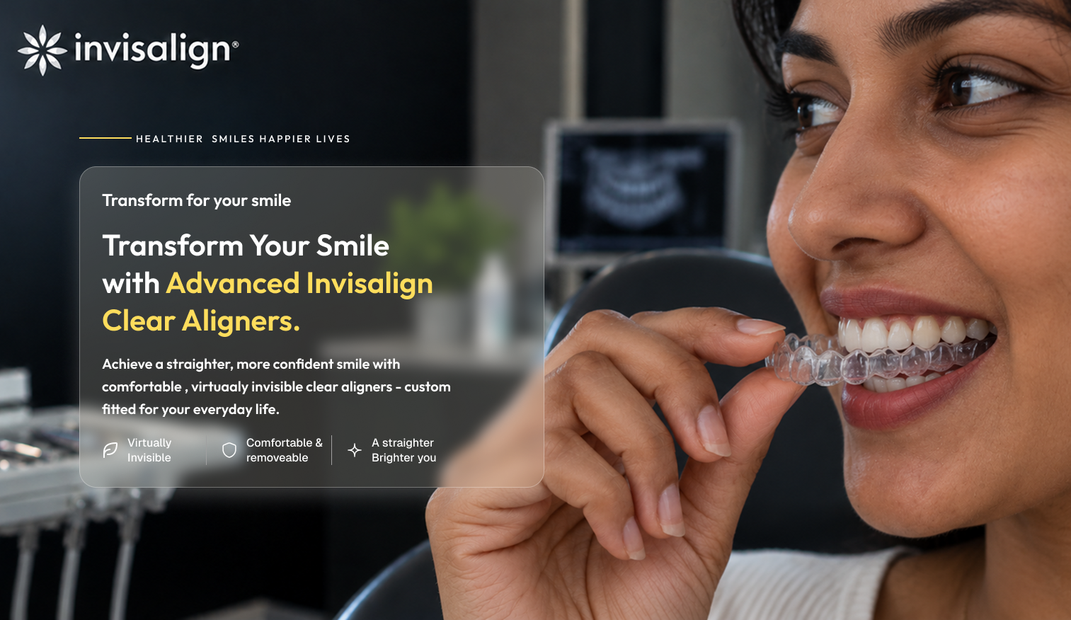 Invisalign clear aligners at Gold's Dental Clinic